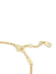 COACH Gold Tone Signature Tea Rose Strand Bracelet - Image 3 of 4
