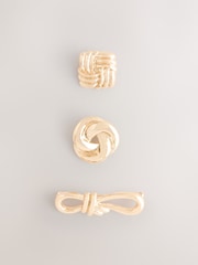 Gold Tone Heritage Brooches 3 Pack - Image 1 of 3