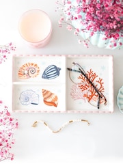 Something Different Pastel Shell and Coral Trinket Tray - 4의 이미지 1