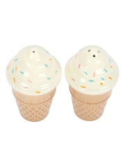 Something Different Brown Ice Cream Cone Salt and Pepper Shaker - Image 2 of 4
