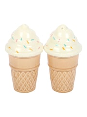 Something Different Brown Ice Cream Cone Salt and Pepper Shaker - Image 4 of 4