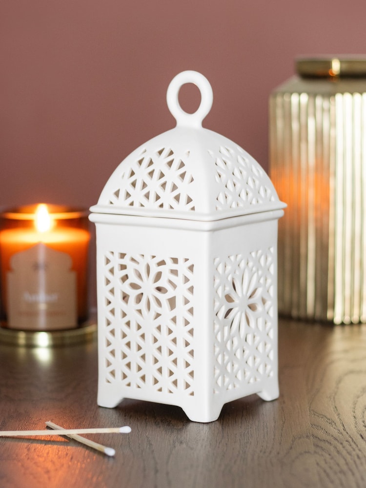 Something Different White Lantern Multi-Purpose Burner - Image 1 of 5