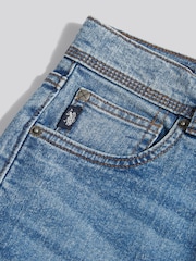 U.S. Polo Assn. Blue Baggy Fit Jeans - Image 3 of 4