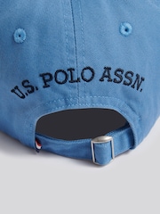 U.S. Polo Assn. Blue Washed Outline Logo Cap - Image 4 of 4
