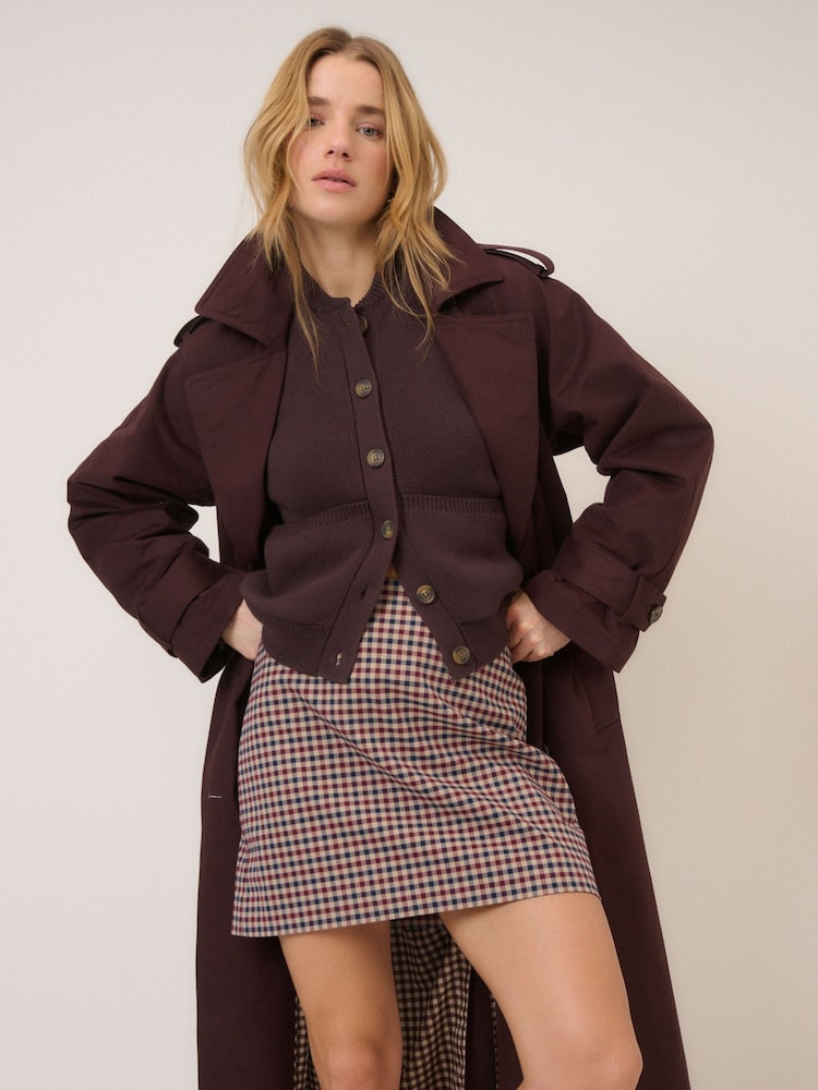 Nobodys Child Red Mini Gingham Pelmet Skirt - Image 1 of 5