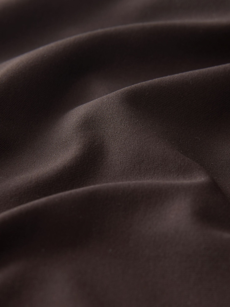 Chocolate Brown Soft Touch Slinky Sleeveless Bandeau Top - Image 8 of 8