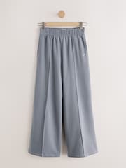 self. Charcoal Grey Wide Leg Joggers - Image 6 of 9