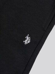 U.S. Polo Assn. Black Double Horsemen Sweat Shorts - Image 3 of 4