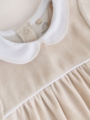 Neutral Collared Baby Sleepsuit (0-2yrs) - Image 5 of 7