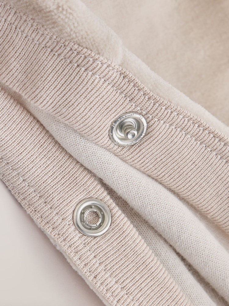 Neutral Collared Baby Sleepsuit (0-2yrs) - Image 7 of 7 Neutral Collared Baby Sleepsuit (0-2yrs) - Image 7 of 7