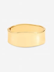 Jon Richard Gold Tone Large Curve Cuff - Image 1 of 3
