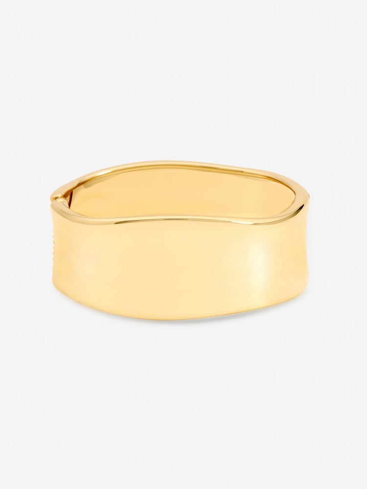 Jon Richard Gold Tone Large Curve Cuff - Image 1 of 3