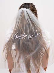 Jon Richard White Bride To Be Veil - Image 1 of 2