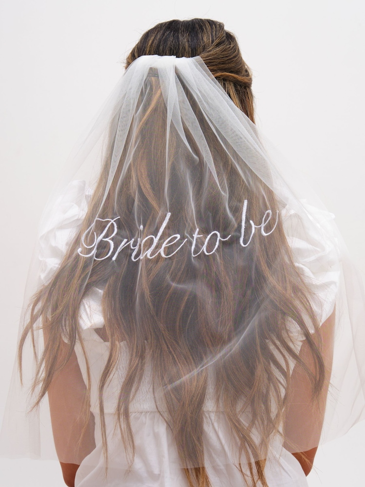 Jon Richard White Bride To Be Veil - Image 1 of 2