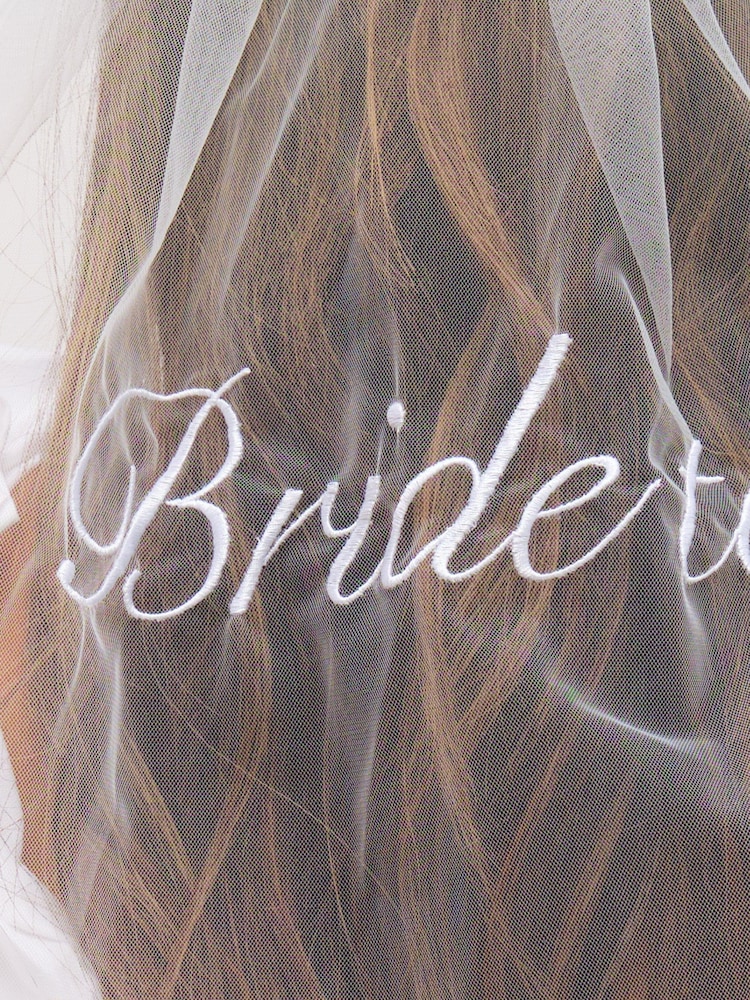 Jon Richard White Bride To Be Veil - Image 2 of 2
