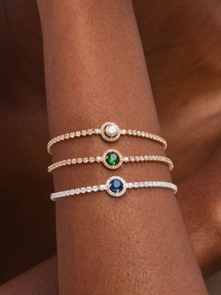 Jon Richard Gold Tone Crystal Stone Bracelet - Image 2 of 3