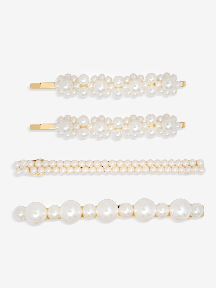 Jon Richard Mixed Pearl Slides - תמונה 1 מתוך 5 Jon Richard Mixed Pearl Slides - תמונה 1 מתוך 5