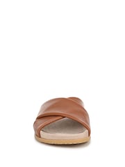 Vionic Brown Etna Wide Fit Arch Support Slides - Image 4 of 7