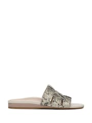 Vionic Cream Glendora Regular Fit Arch Support Slides - Image 1 of 7