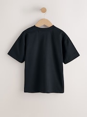 Black/Red Short Sleeve Christmas T-Shirt (3-16yrs) - Image 2 of 4