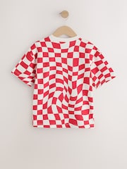 Rodolfo rojo/crudo - Camiseta navideña de manga corta (3-16años) - Imagen 6 de 8