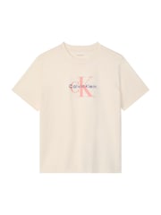 Calvin Klein Nude Monogram Logo T-Shirt - Image 5 of 5