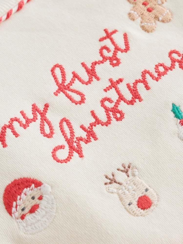 Red/White My First - Christmas Baby Bundle Gift Set 4 Piece (0-9mths) - 圖片 21，共 21