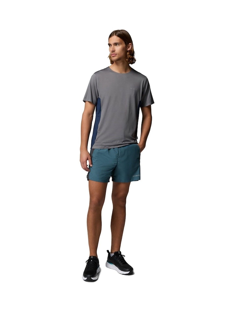 رمادي - Columbia Three Pitch Short Sleeve Crew Neck T-Shirt - Image 4 of 4