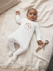 Neutral My First Christmas Baby Sleepsuit (0-18mths) - Image 1 of 10