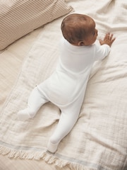 Neutral My First Christmas Baby Sleepsuit (0-18mths) - Image 3 of 10