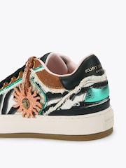 Kurt Geiger London Brown Southbank Tag Trainers - Image 3 of 4
