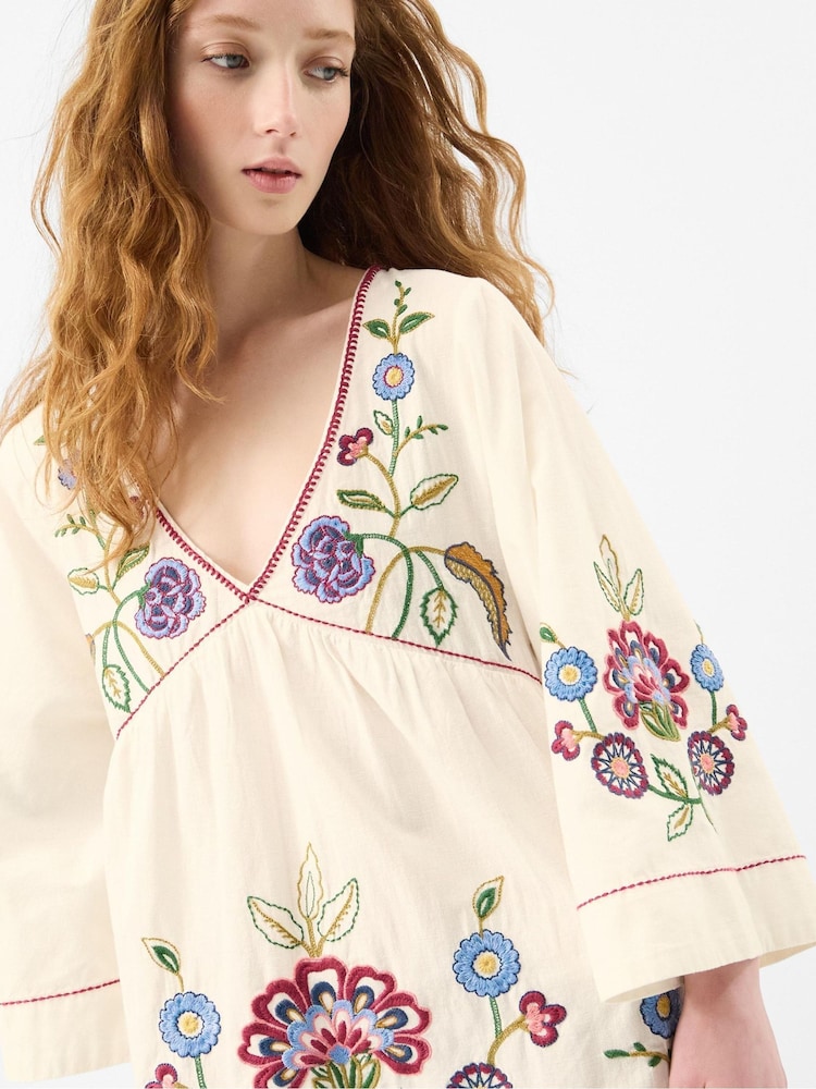 Accessorize Embroidered Mini Cover-Up - Εικόνα 2 του 4
