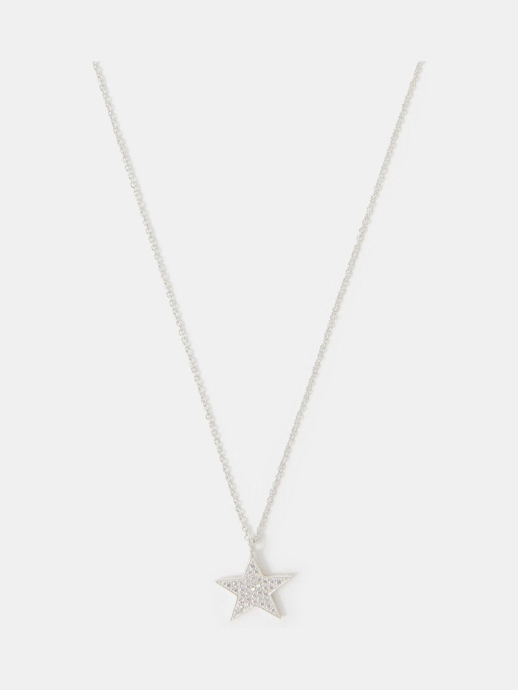 Accessorize Halskette aus Sterlingsilber mit Diamanté-Sternanhänger - Bild 2 von 2