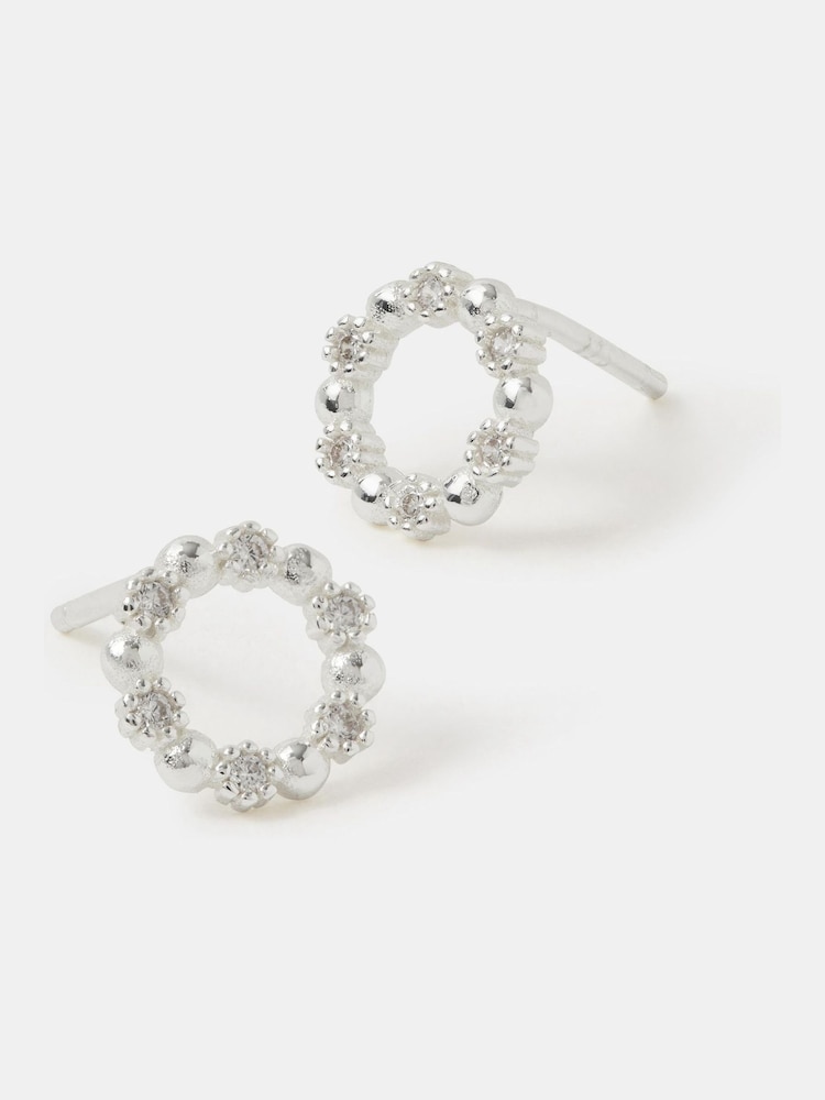 Accessorize Diamanté kružne minđuše - Slika 2 od 2