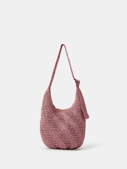 Accessorize Slouchy Raffia Crossbody-veske - Bilde 1 av 3