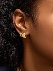 Accessorize Chunky Hoop Earrings 2 Pack - Imaginea 2 din 2