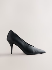 Black Forever Comfort® Highcut Court Heels - Image 1 of 9