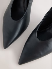 Black Forever Comfort® Highcut Court Heels - Image 8 of 9