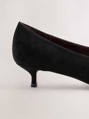 Black Standard Fit Forever Comfort® Court Kitten Heels - Image 3 of 5