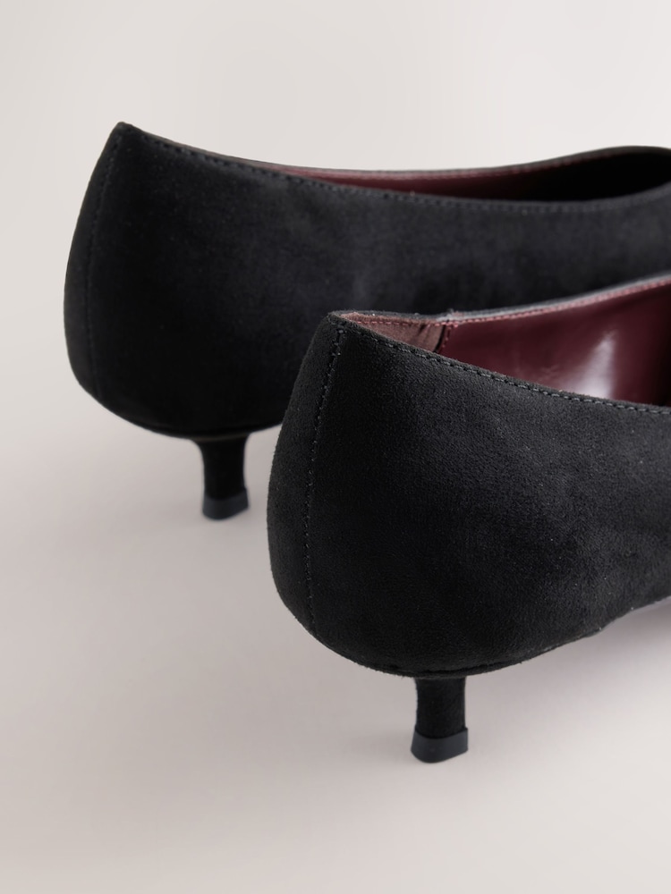 Black Standard Fit Forever Comfort® Court Kitten Heels - Image 5 of 5 Black Standard Fit Forever Comfort® Court Kitten Heels - Image 5 of 5