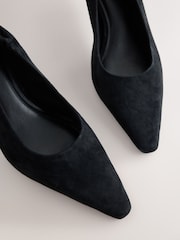 Черный - Туфли-мюли на мид-каблуке со сборками на спине Forever Comfort®

  - Изображение 4 5