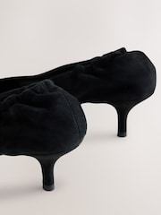 Черный - Туфли-мюли на мид-каблуке со сборками на спине Forever Comfort®

  - Изображение 5 5