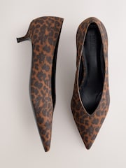 Leopard Standard Fit Forever Comfort® Court Kitten Heels - Image 2 of 5