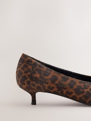 Leopard Standard Fit Forever Comfort® Court Kitten Heels - Image 3 of 5