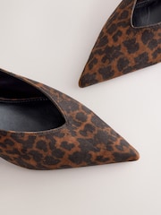 Leopard Standard Fit Forever Comfort® Court Kitten Heels - Image 4 of 5