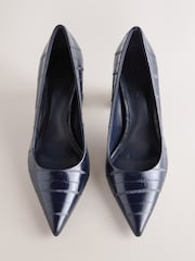 ネイビー - Forever Comfort® スエード ブロックヒールパンプス - 画像 8 / 8