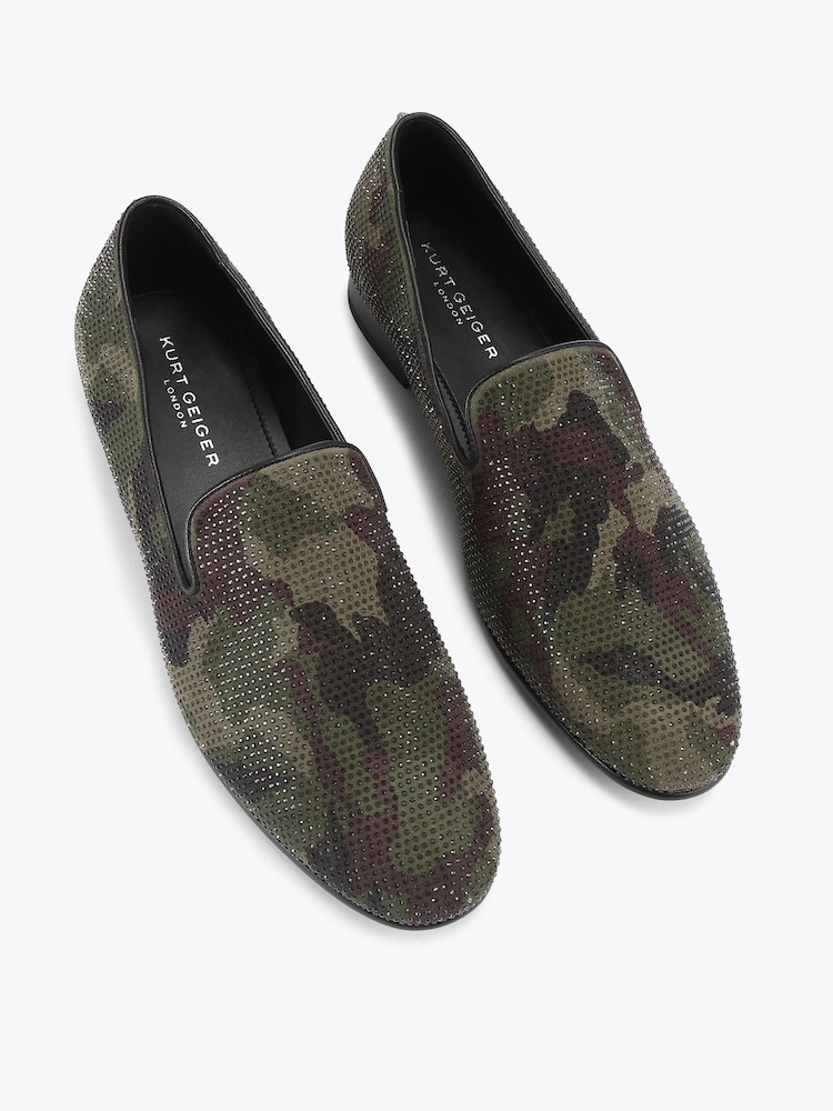 Kurt Geiger London Green Ace Shoes - Image 2 of 4 Kurt Geiger London Green Ace Shoes - Image 2 of 4