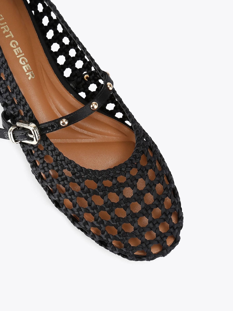 ブラック - KG Kurt Geiger Rhoda バレエシューズ - 画像 4 / 4