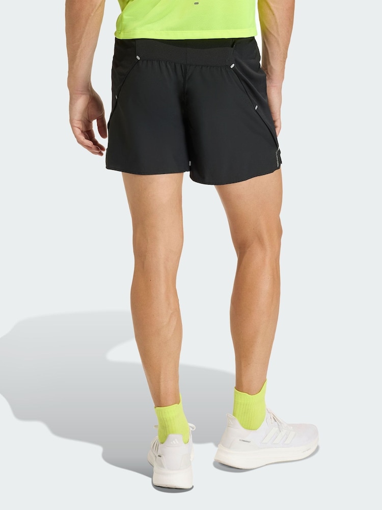 adidas Black 365 Breeze Running Shorts - Image 2 of 5 adidas Black 365 Breeze Running Shorts - Image 2 of 5