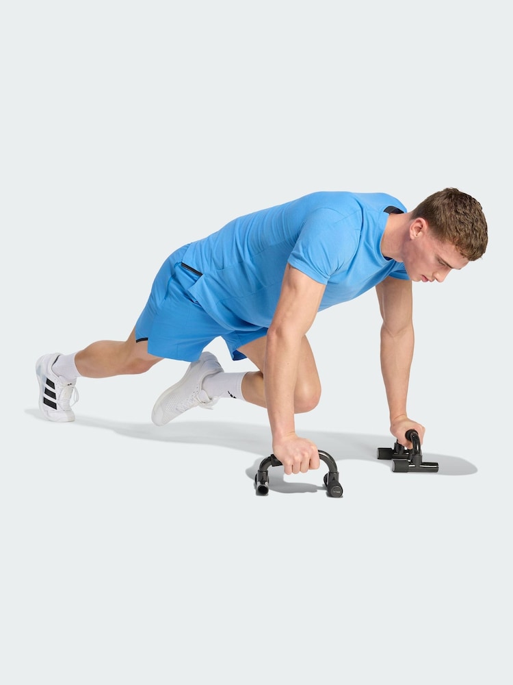 adidas Blue Designed For Training Workout Shorts - Image 5 of 5 adidas Blue Designed For Training Workout Shorts - Image 5 of 5